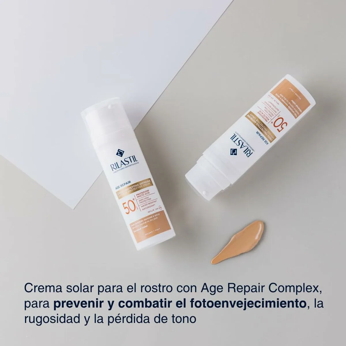 Crema Colorata cu Protectie Solara Rilastil Age Repair Color Sun System SPF50+ 50ml - imagine 3