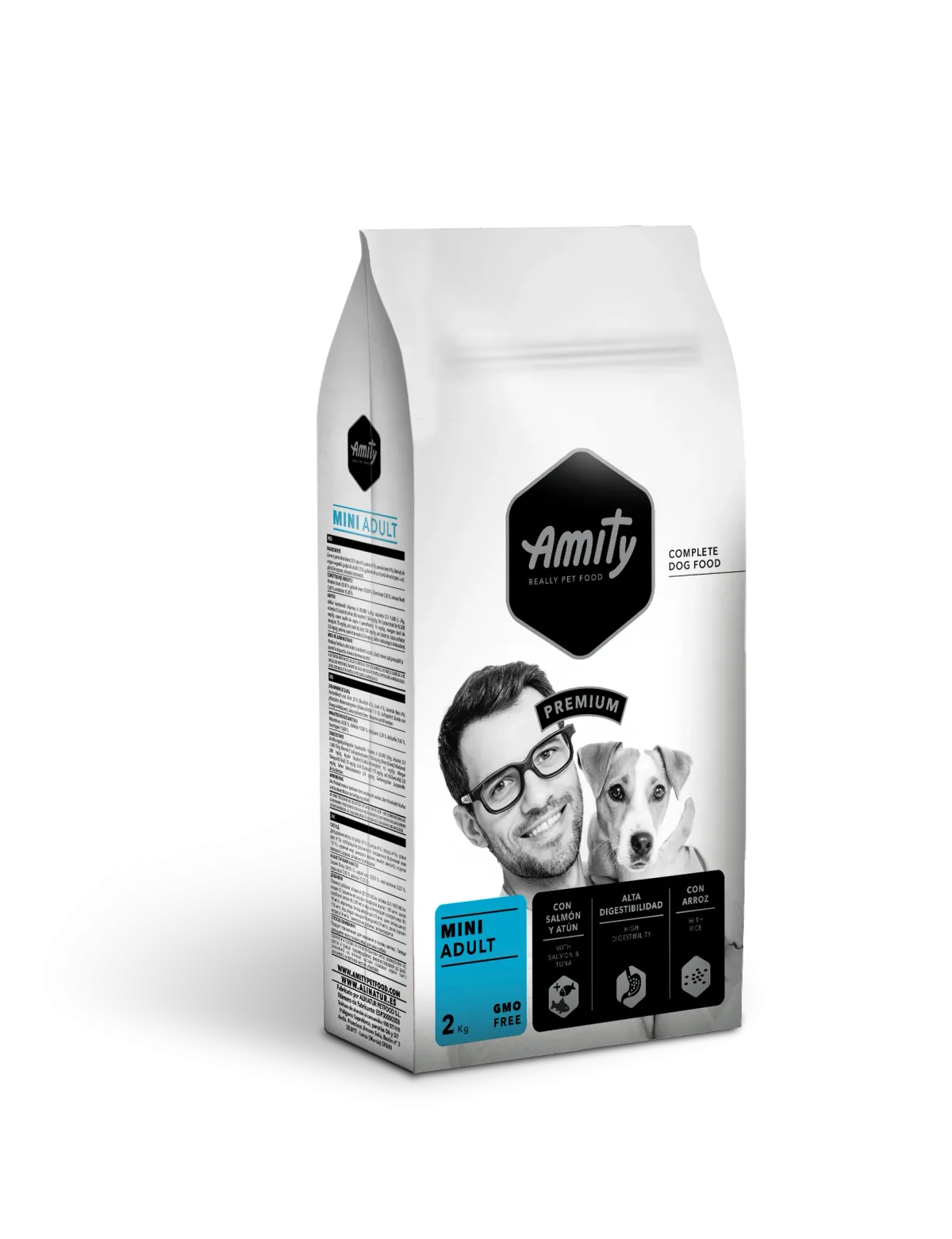 Hrana Uscata pentru Caini Amity Premium Adult Mini Somon si Ton 2kg