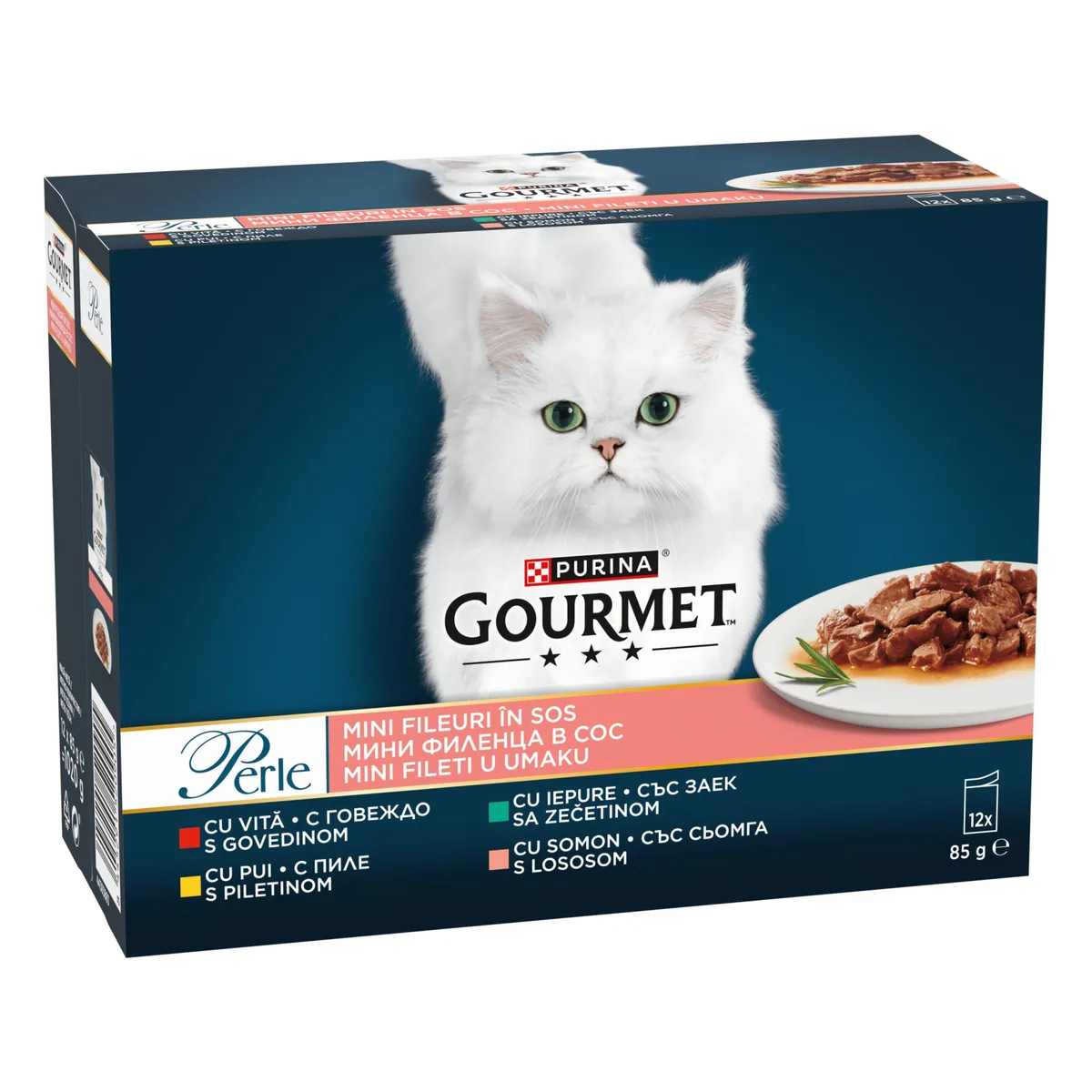 Plicuri Hrana Umeada Pisici Gourmet Perle Vita 12x85g