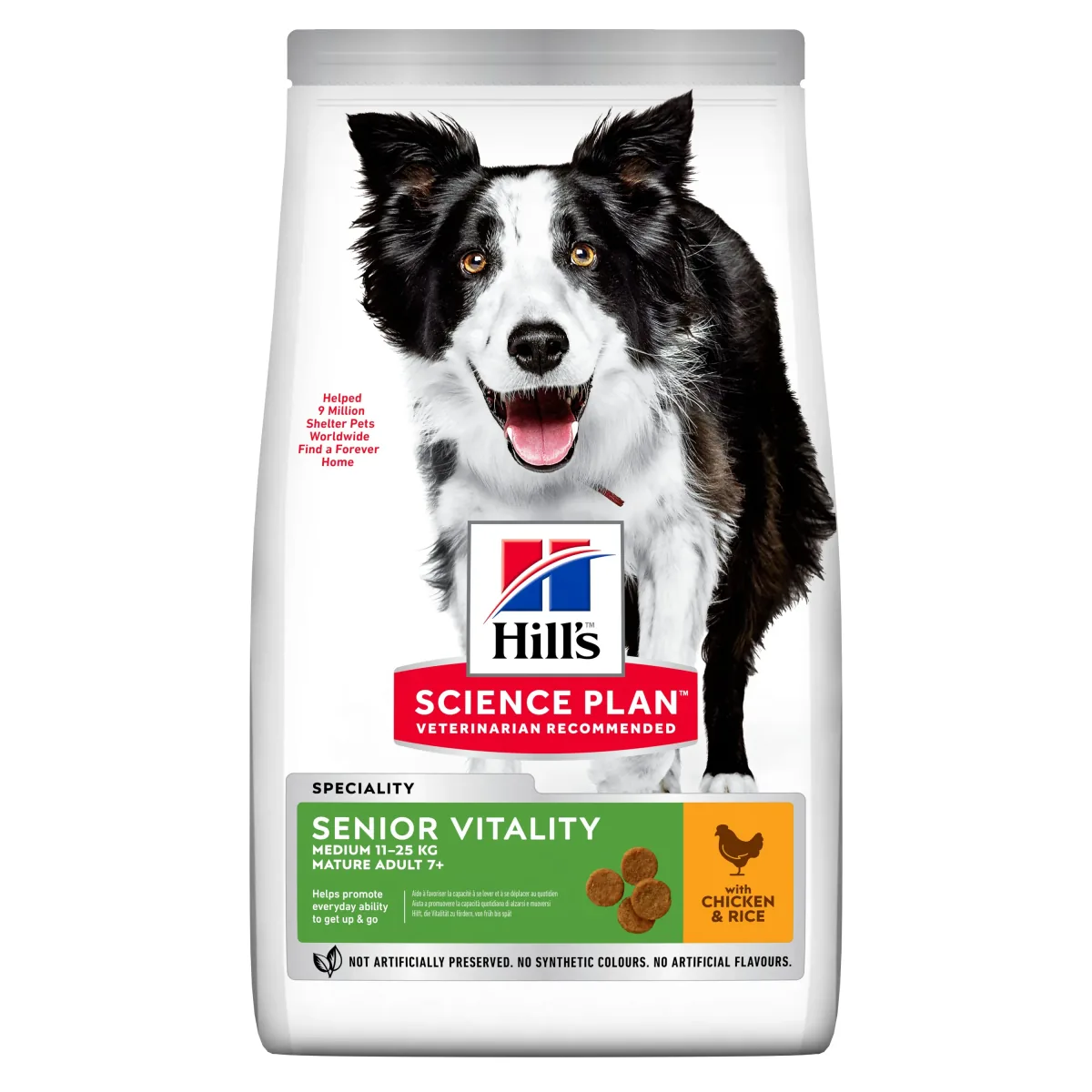 Hrana Uscata Caini Hill's Science Plan Senior Vitality Medium Pui 14kg