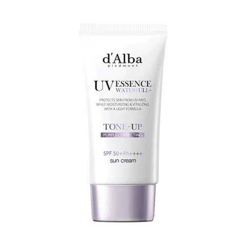 d'Alba Waterfull UV Essence Tone Up Sun Cream SPF50+ 50ml Purple