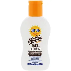 Lotiune Protectie Solara Malibu High Protection SPF50 Copii Rezistent Apa 100ml