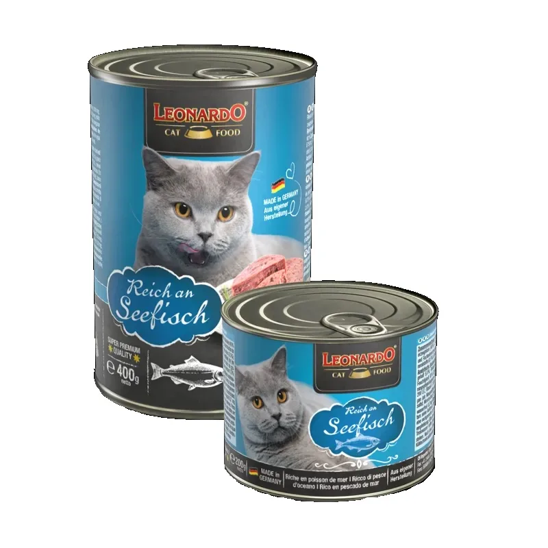 Conserva Pisici Leonardo Peste Oceanic 200g
