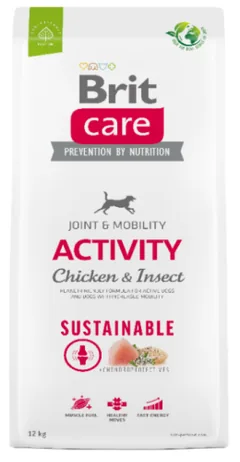 Hrana Uscata pentru Caini Brit Care Dog Sustainable Activity Pui si Insecte 3kg