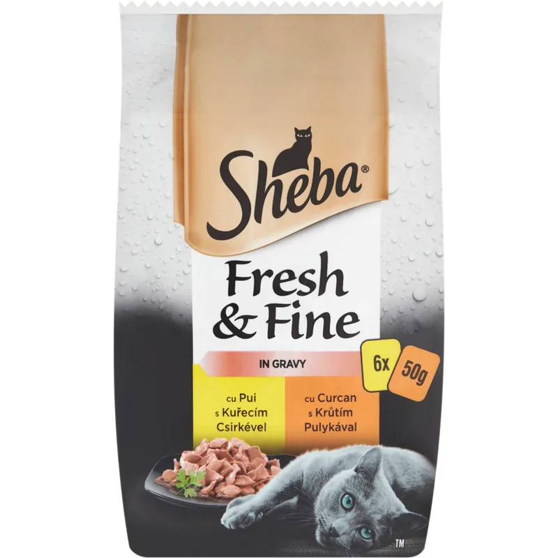 Plicuri Hrana Pisici Sheba Minipouch Selectii De Pasare 6 x 50g