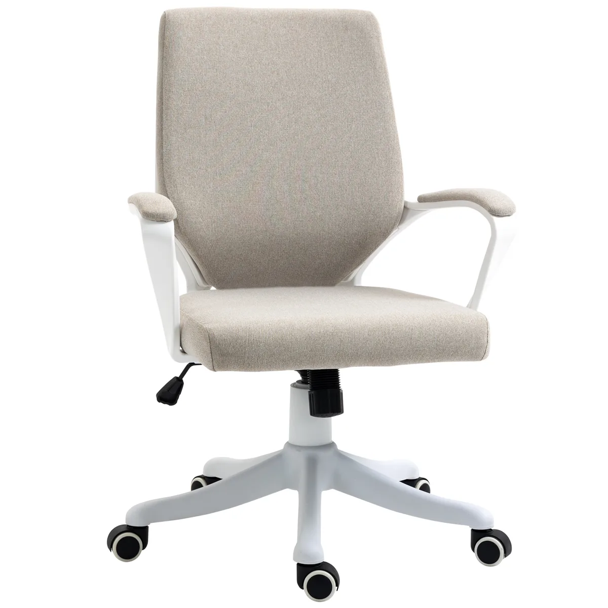 Scaun de Birou Vinsetto Ergonomic Reglabil Pivotant 360° Bej