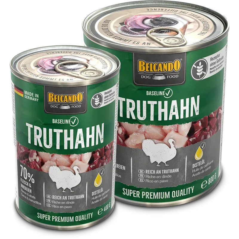 Conserva pentru Caini Belcando Baseline Curcan 800g