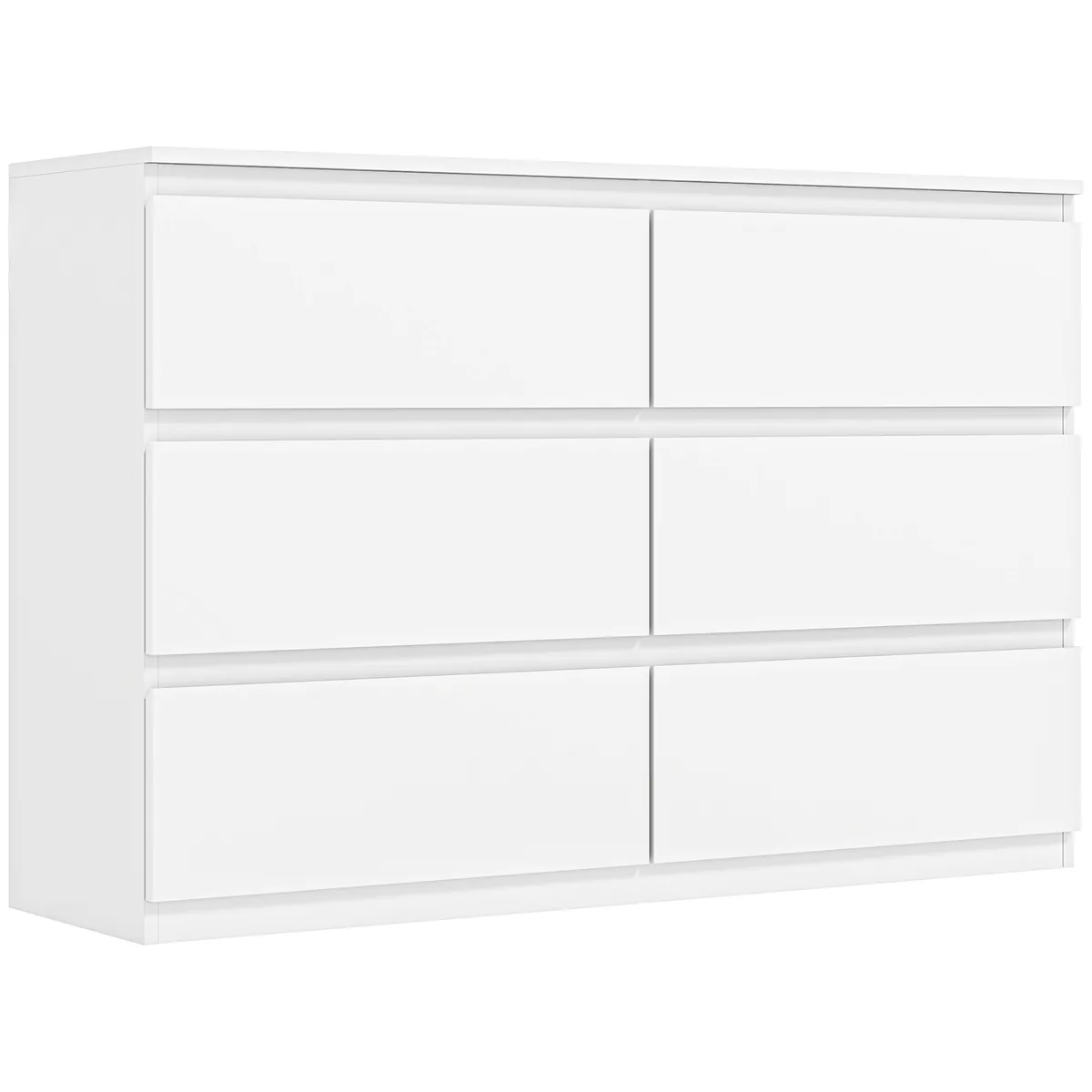 Comoda HOMCOM 3 Sertare Alb 831-337V96WT