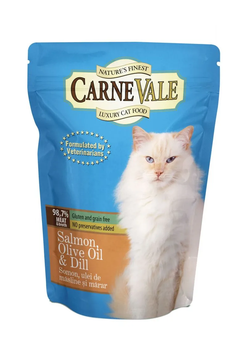 Plic Hrana Umeda Pisici Carnevale Somon Ulei de Masline Marar 85g