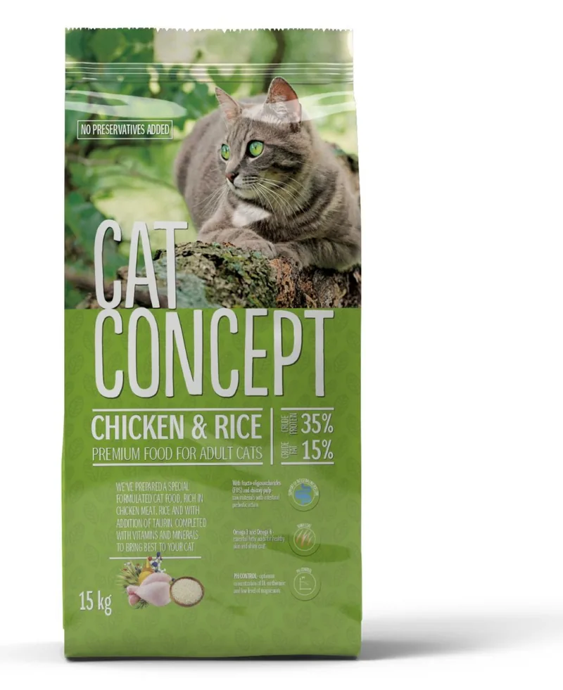 Hrana Uscata pentru Pisici Cat Concept Dry Chicken 15kg