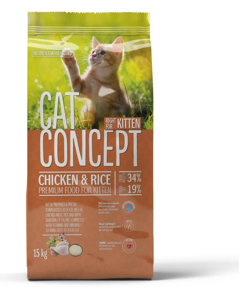 Hrana Uscata pentru Pui de Pisica Cat Concept Dry Kitten 400g