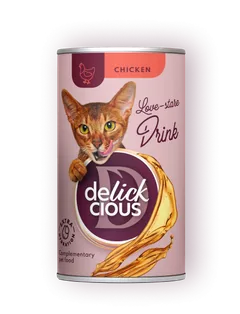 Hrana Umeda pentru Pisici Delickcious Bautura cu Pui 140g