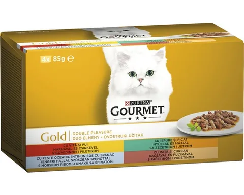 Conserva Gourmet Gold Sos Duo Vita Pui Iepure Ficat 4x85g