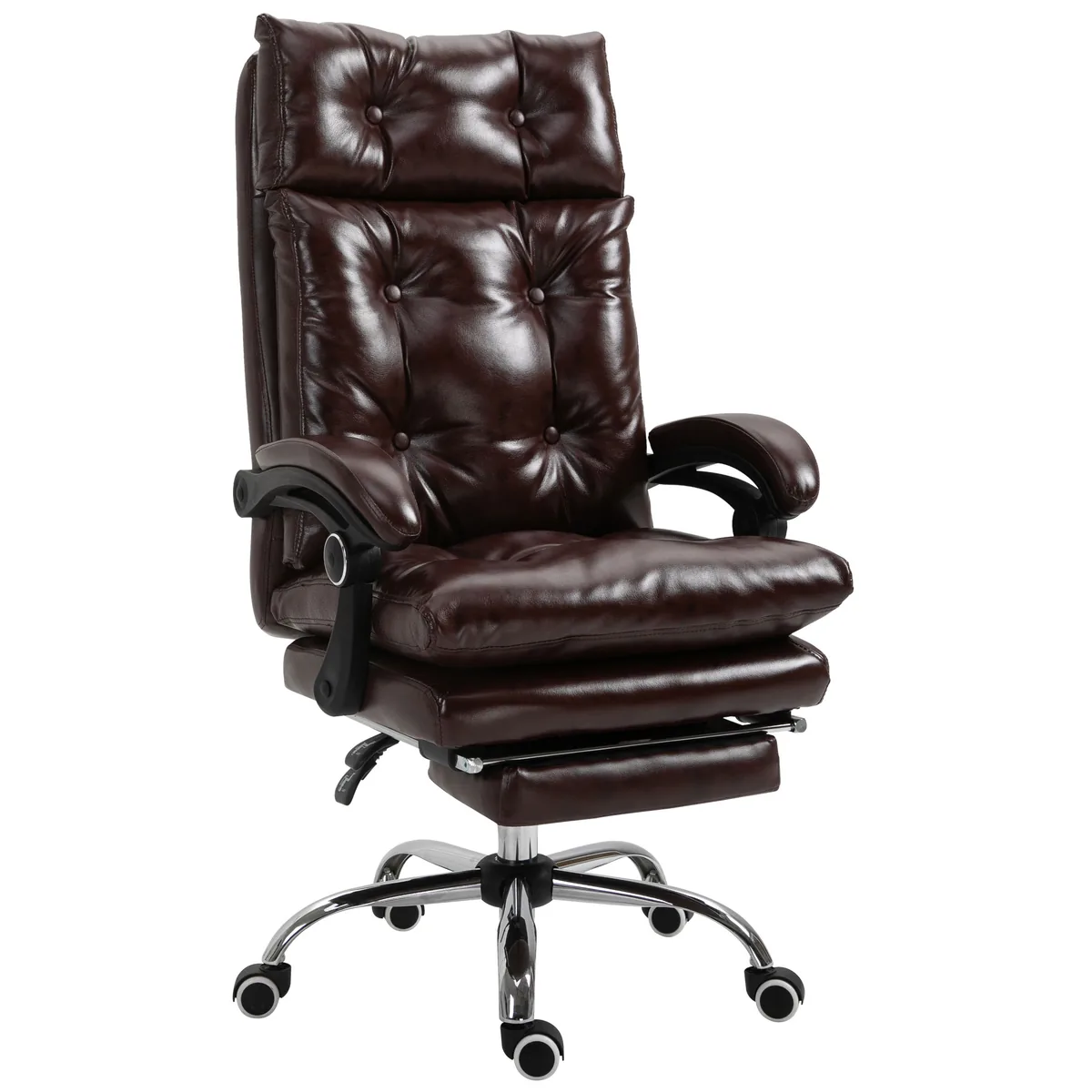 Scaun de Birou Ergonomic Vinsetto Suport Picioare Inaltime Reglabila Maro