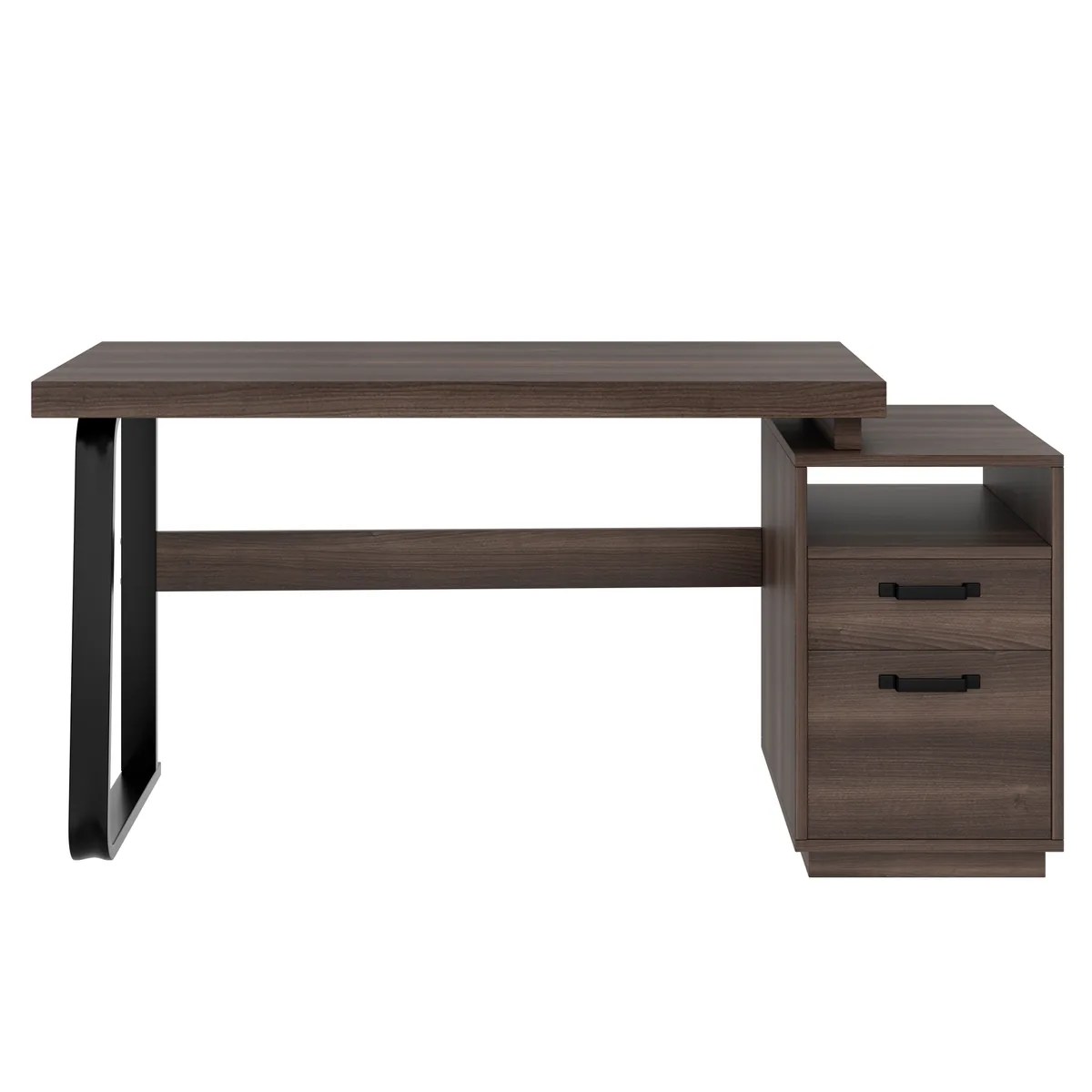 Birou NK Space Modern Minimalist MDF Otel 161x54x76,3cm Maro