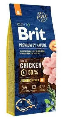 Hrana Uscata Caini Brit Premium By Nature Junior M 3kg