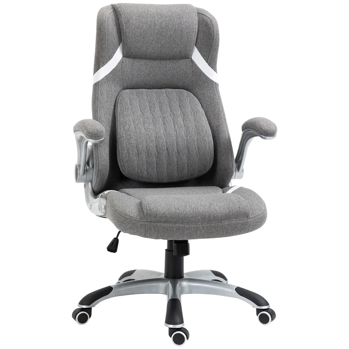 Scaun de Birou Vinsetto Ergonomic Rotativ Inaltime Reglabila Gri