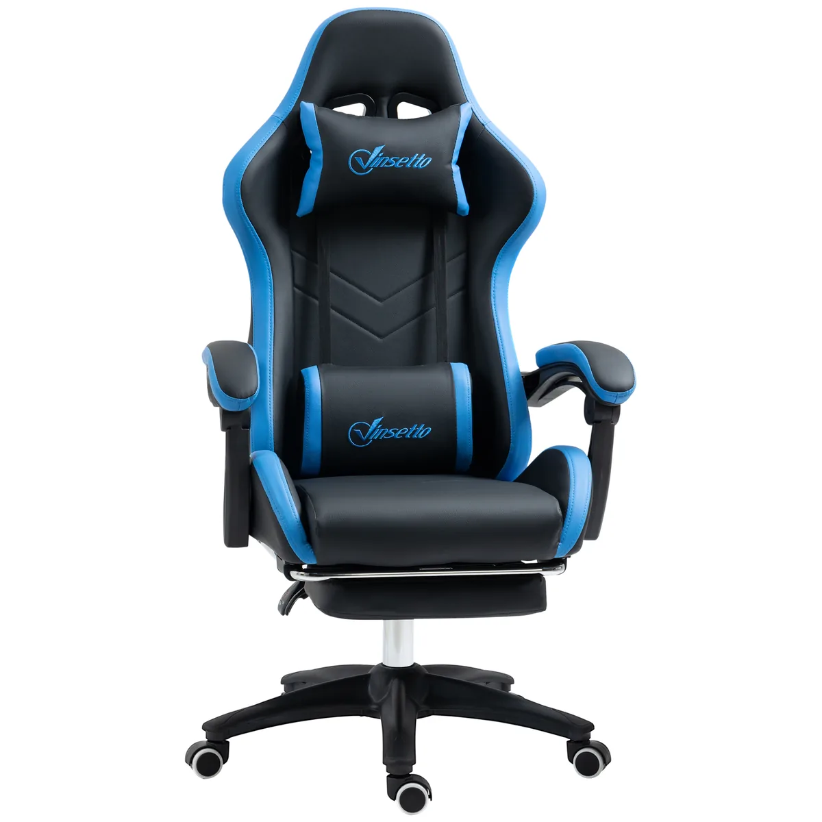 Scaun de Gaming Vinsetto Albastru si Negru