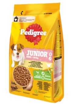 Hrana Uscata pentru Catei Pedigree Junior Pasare/Legume Mini 1.4kg