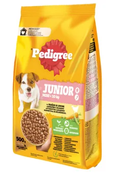Hrană Uscată pentru Câini Pedigree Junior Mini Pasăre și Legume 500g