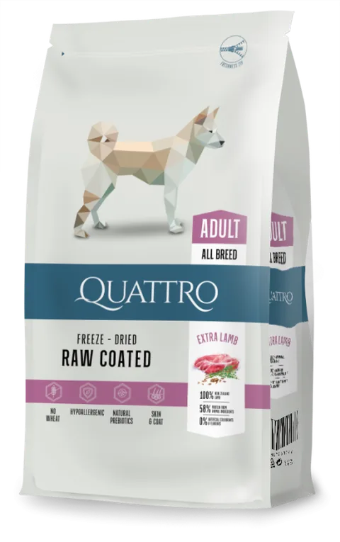 Hrana Caini Quattro Small Breed No Grain Adult Miel 1.5kg