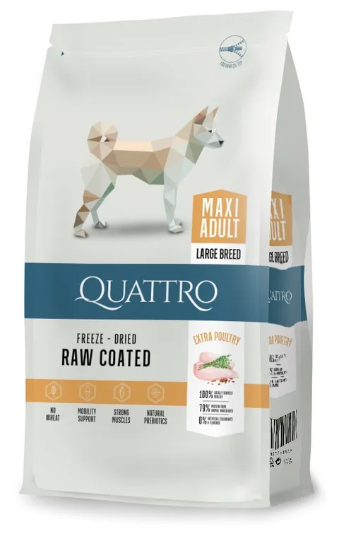 Hrana pentru Caini Quattro Dog Adult Maxi 3 Kg