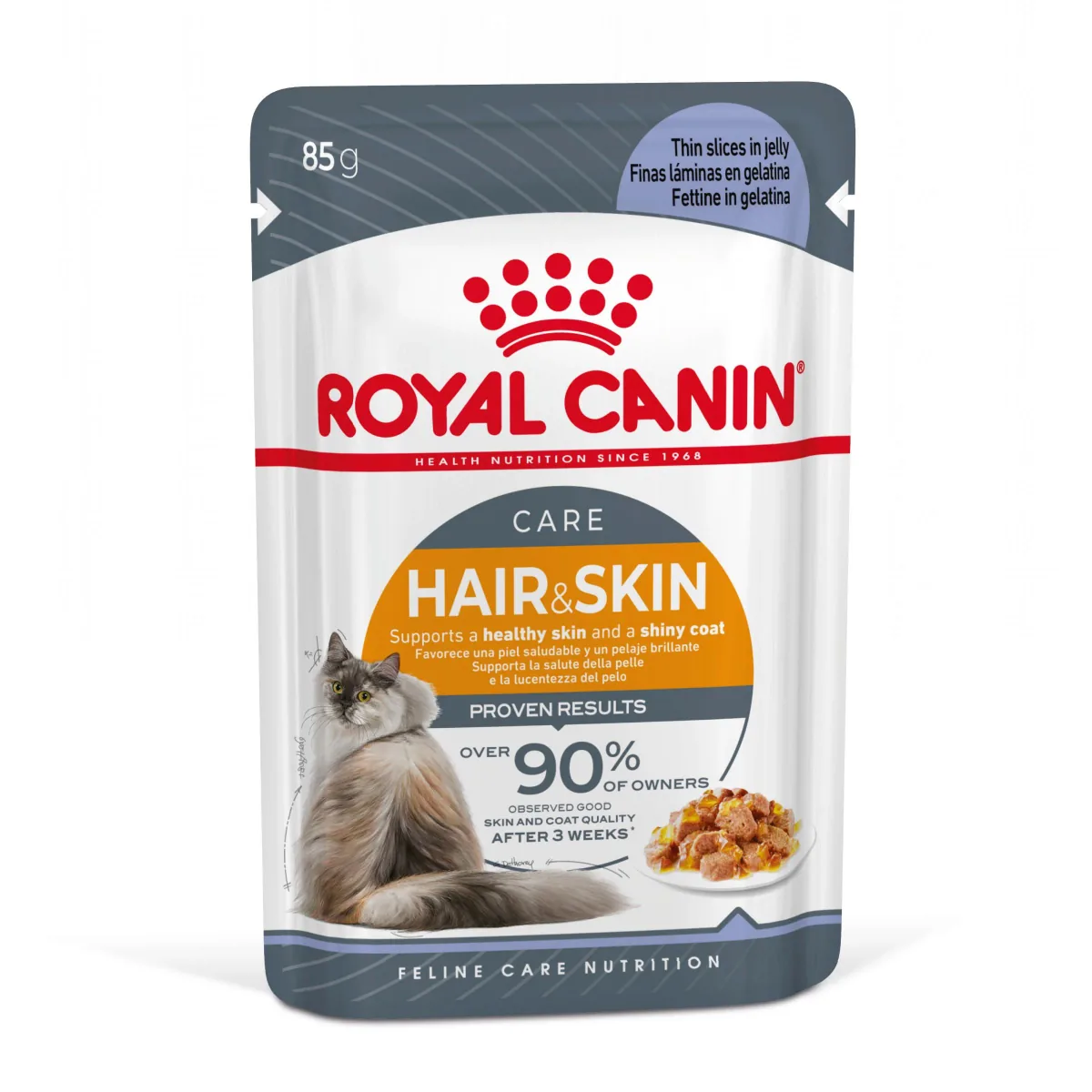 Hrana Umeda Pisica Royal Canin Hair & Skin Care Adult Aspic 85g