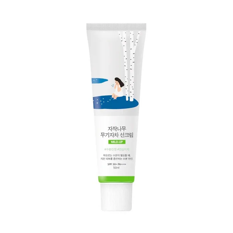 Crema de Soare Round Lab Birch Juice Mild-Up SPF 50+ PA++++ 50ml