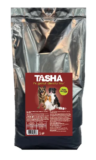 Hrana Uscata Pentru Caini Tasha Dog Adult Vita 10kg
