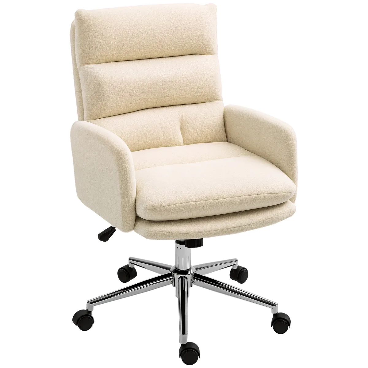 Scaun de Birou HOMCOM Crem
