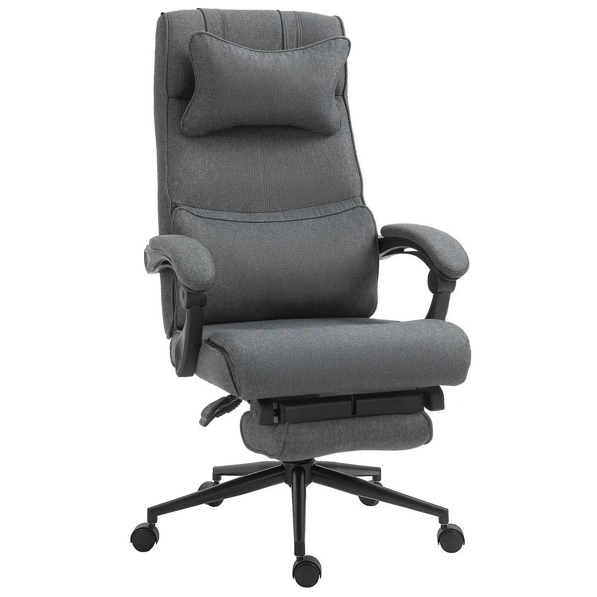 Scaun de Birou Vinsetto Ergonomic Reglabil pe Inaltime Tesatura Gri