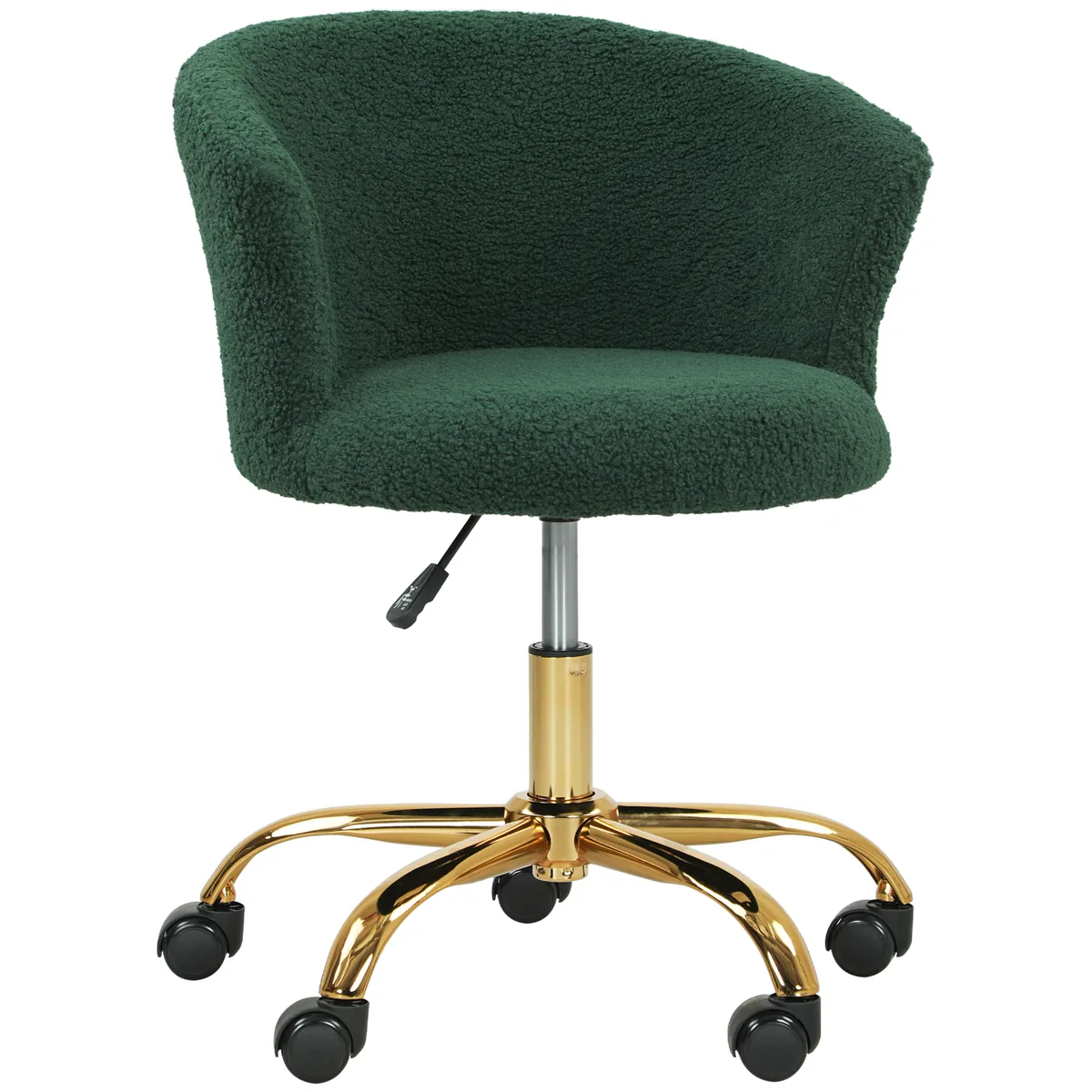 Scaun de Birou Vinsetto Ergonomic Reglabil În Înălțime Picior Oțel Verde