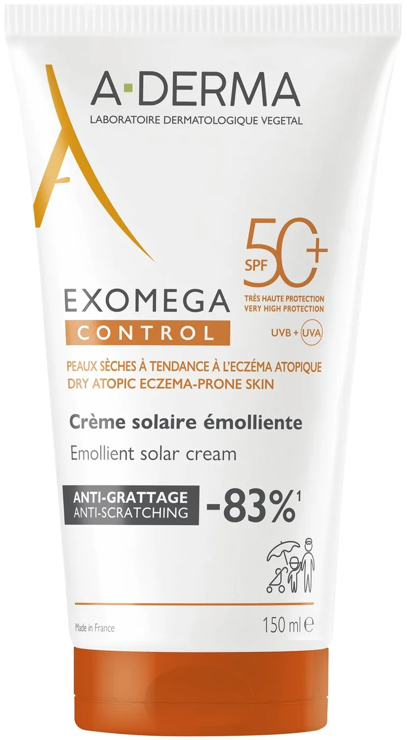 Crema de Protectie Solara A-Derma Exomega Control SPF50+ 150ml