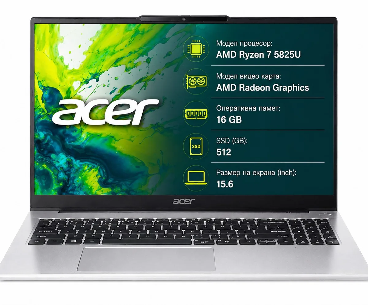 Acer Aspire Lite 15 16GB RAM 512GB Light Silver