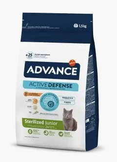 Hrana uscata pentru pisici Advance Cat Young Sterilized 1.5kg
