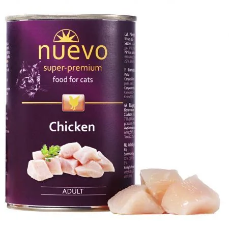Conserva pentru Pisici Nuevo Pasare 400g