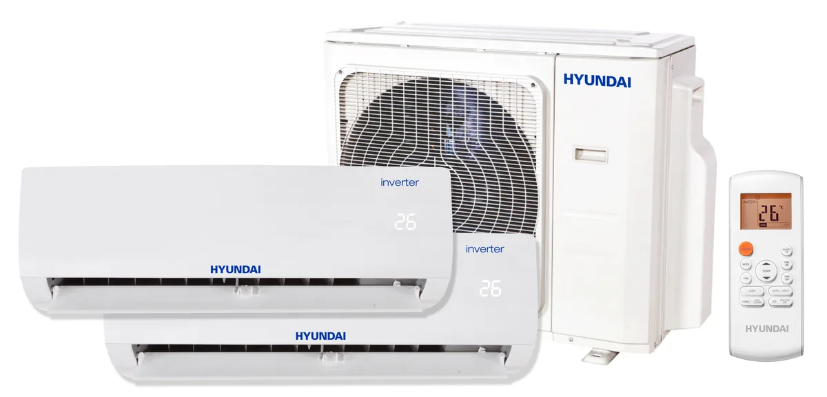 Hyundai M Multi-Split 9000+12000 BTU Inverter Pachet 2 Camere