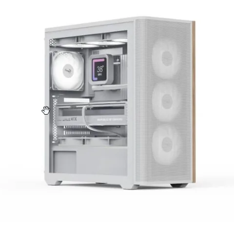 Aerocool D501A V2 Fara Sursa Alb