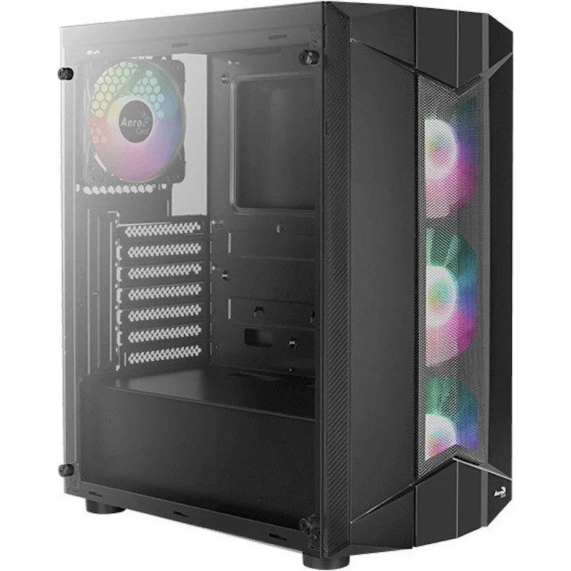 Aerocool Sentinel RGB Sticla Temperata Negru