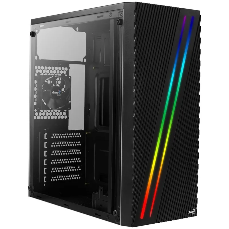 Aerocool Streak Mid Tower RGB Negru