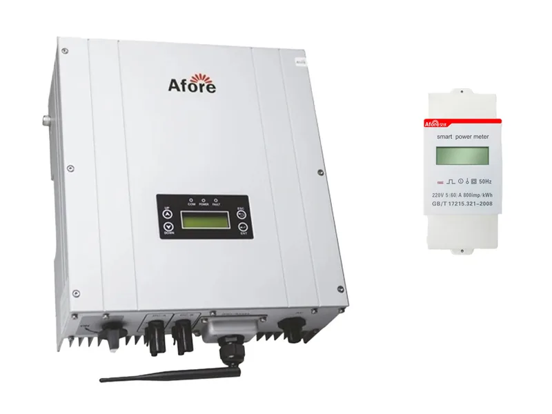 Afore HNS3000TL-2 Kit Invertor On-Grid Monofazat 3kW cu Contor de Energie 10kW
