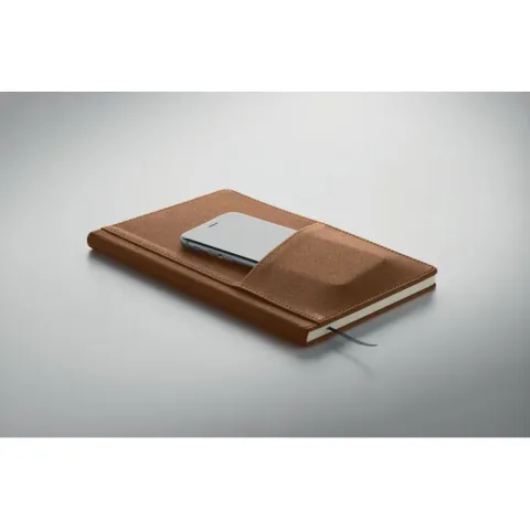 Agenda A5 Midocean PU Liniata 160 Pagini Buzunar Frontal