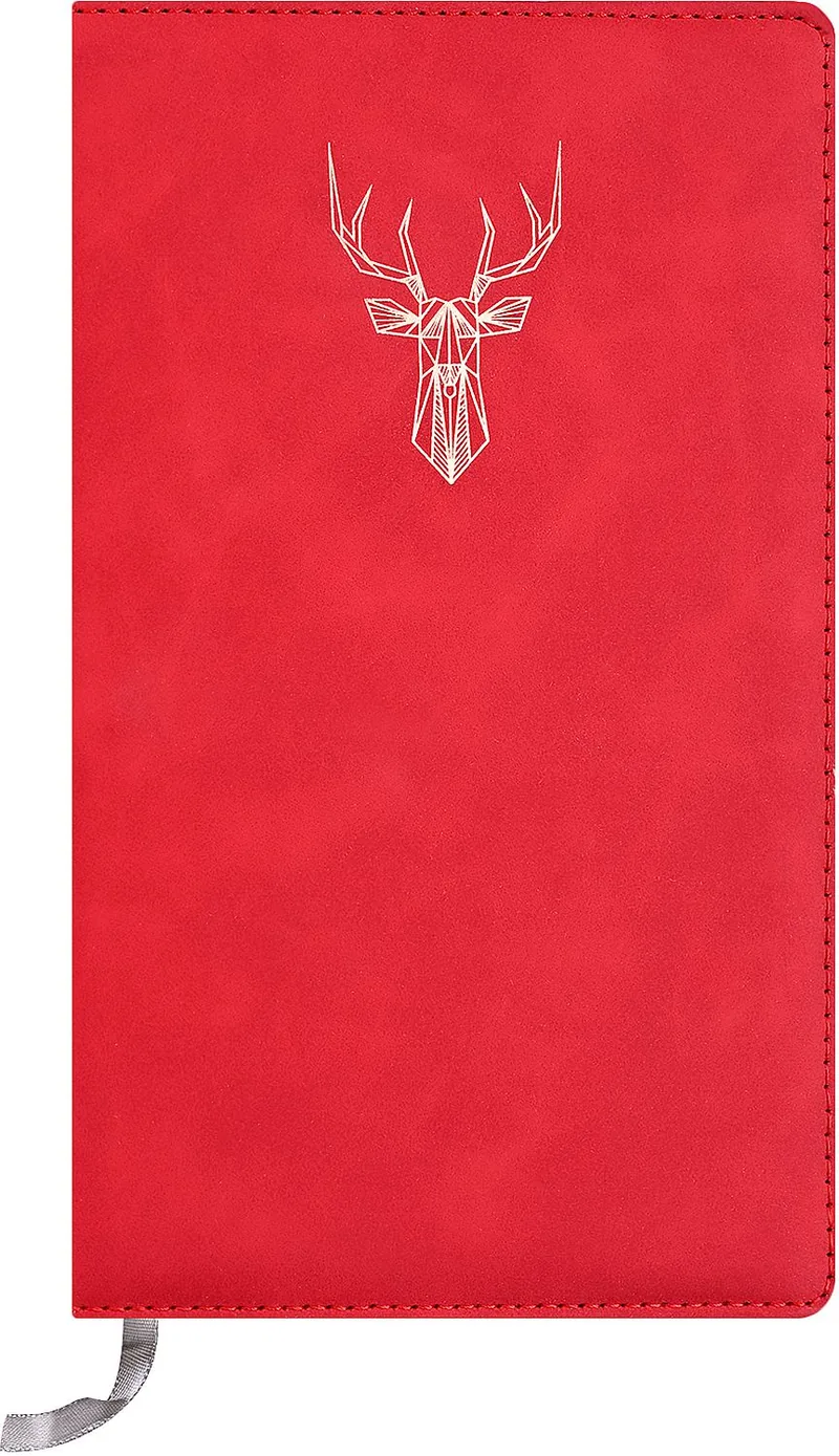 Agenda B-MAX Alcantara A5 Rosu
