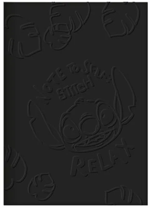 Agendă Cool Pack Disney Stitch B6 80 Foi Pătrate Mici Negru