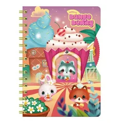 Agenda cu Spira Bangoberry Remi Ratonul 192 File 16x21 cm