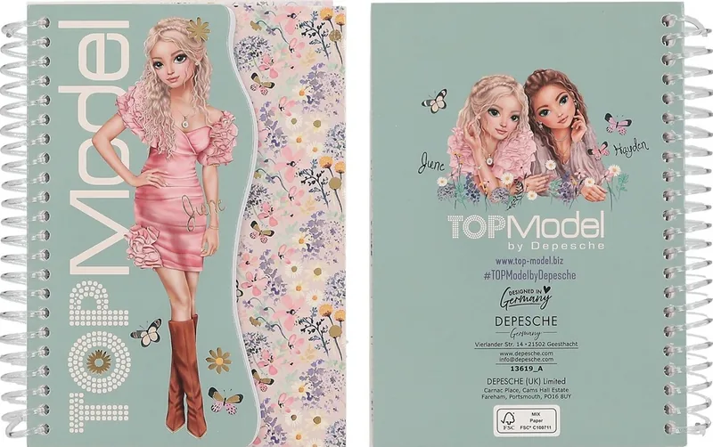 Agendă cu Spirală Depesche TopModel Sortiment