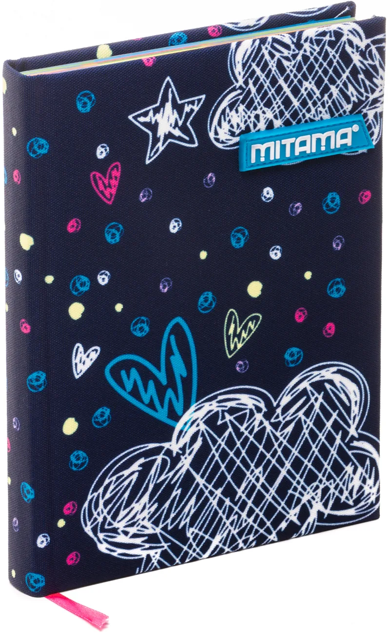 Agenda Mitama Romantic Blue A5 cu Coperti Textile