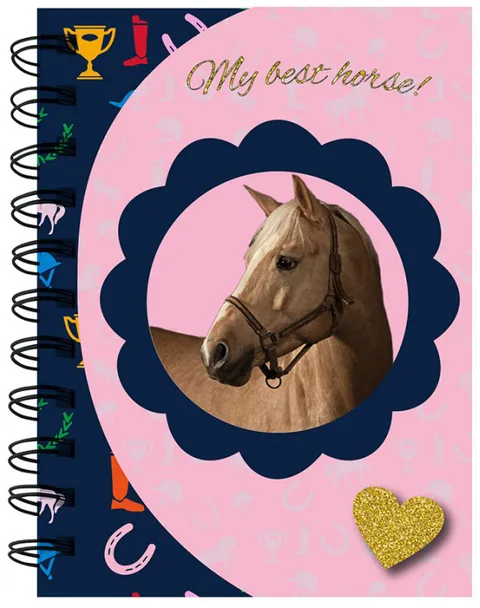 Agenda Paso Horse My Best Horse A6 cu Inchidere Magnetica