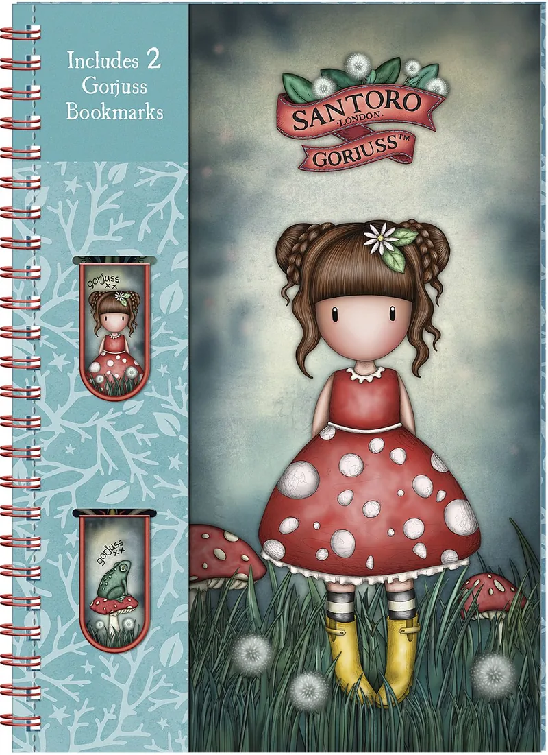 Agendă Santoro Gorjuss In The Forest Little Mushroom 2 Semne de Carte