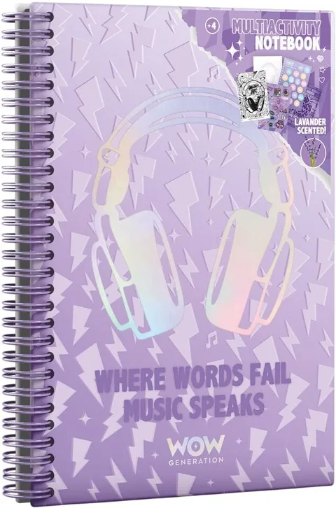 Agenda WOW Generation DJ Alana A5 70 Foi cu Spira Parfum Lavanda